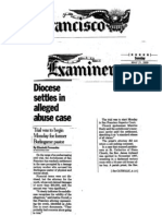 Examiner5 - 21 - 00 - Diocese Settles in Alleged Abuse Case