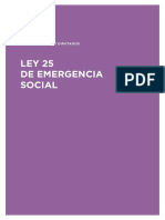 Proyecto Ley 25 de Emergencia Social