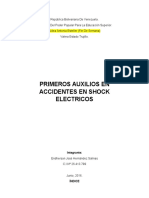 Primeros Auxilios en Accidentes en Shock Electricos