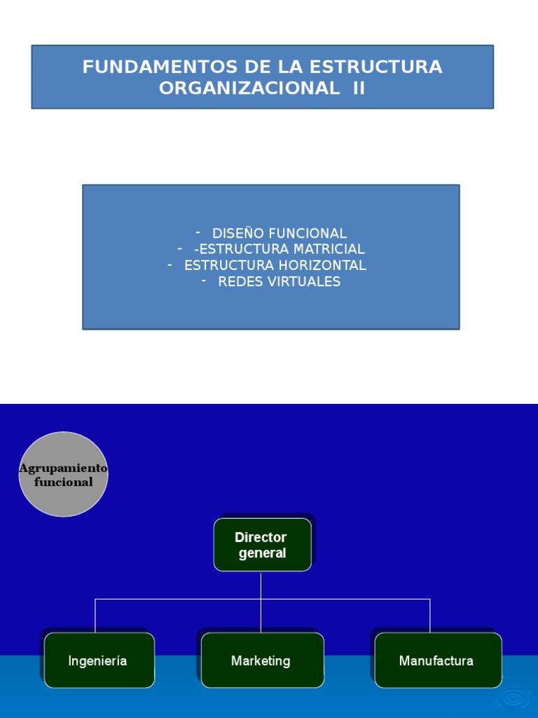 SEMANA 4 Fundamentos de La Estructura Organizacional II | PDF ...