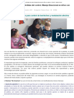 Berrinches, Rabietas y Pérdidas Del Control2 PDF