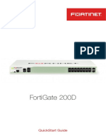 FortiGate 200D QuickStart