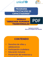 Derechos Humanos y Ejes Transversales