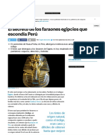 Índigo - El Secreto de Los Faraones Egipcios Que Escondía Perú