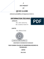 Best Quiz Game With Source Code Project