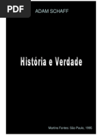 SCHAFF- Adam. Historia e Verdade
