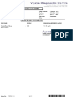 Laboratory Test Report: Male 57 Years