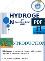 Hydroge N: BY Samiyah Irfan Khan
