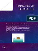 Principle of Floatation