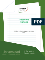 Unidad3.Valoresyproyectodevida