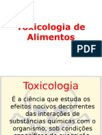 Toxicologia de Alimentos 1