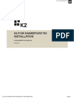 K2 for SharePoint RC Installation