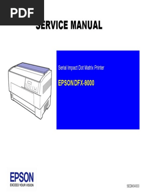 48366084 Epson DFX9000 Service Manual
