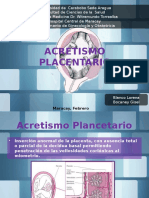 Acretismo Placentario