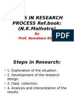1 Steps in Research Process