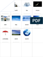 Flashcards Weather Pinyin