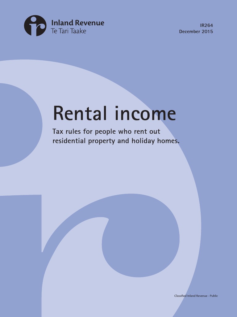 IR264 Guide for Rental Income Tax | PDF | Depreciation | Tax Deduction