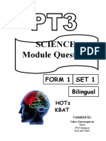 Science Module Questions: Set 1 Form 1