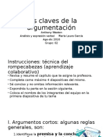 Rompecabezas Las Claves de La Argumentación