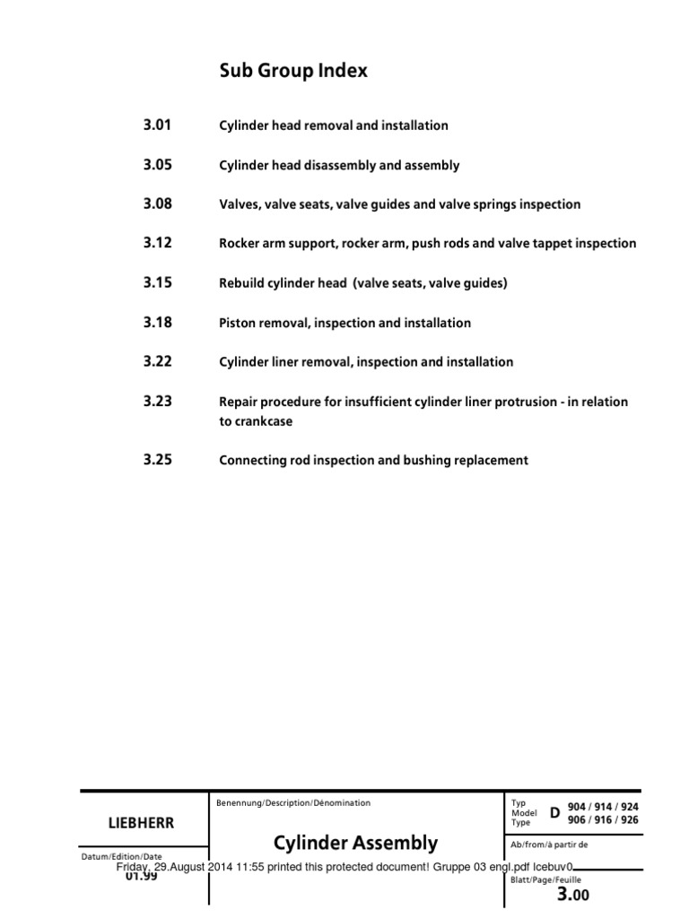Cylinder Assembly Pdf Information Retrieval Graphics Software