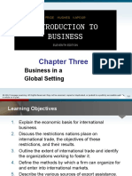 Chapter 3 Business in Global Setting