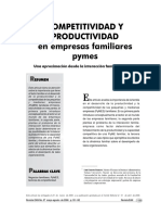 Competitividad y Productividad en Empresas Familiares Pymes PDF