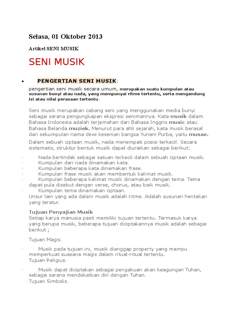 Struktur Musik Dalam Bahasa Inggris Berbagi Struktur