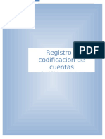 Registro y Codificacion de Cuentas