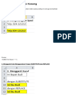 Tips-Tips Rumus Excel - Menghilangkan Spasi Kosong