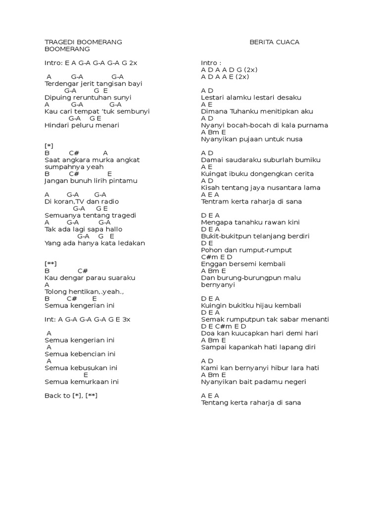 Gombloh Chord Lestari