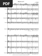 Handel Bourree Score