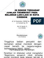 Perbedaan Jumlah Trombosit Perokok Dan Bukan Perokok