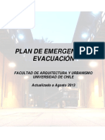Plan de EmergenPlan de evacuacioncia y Evacuacion Agosto 2013
