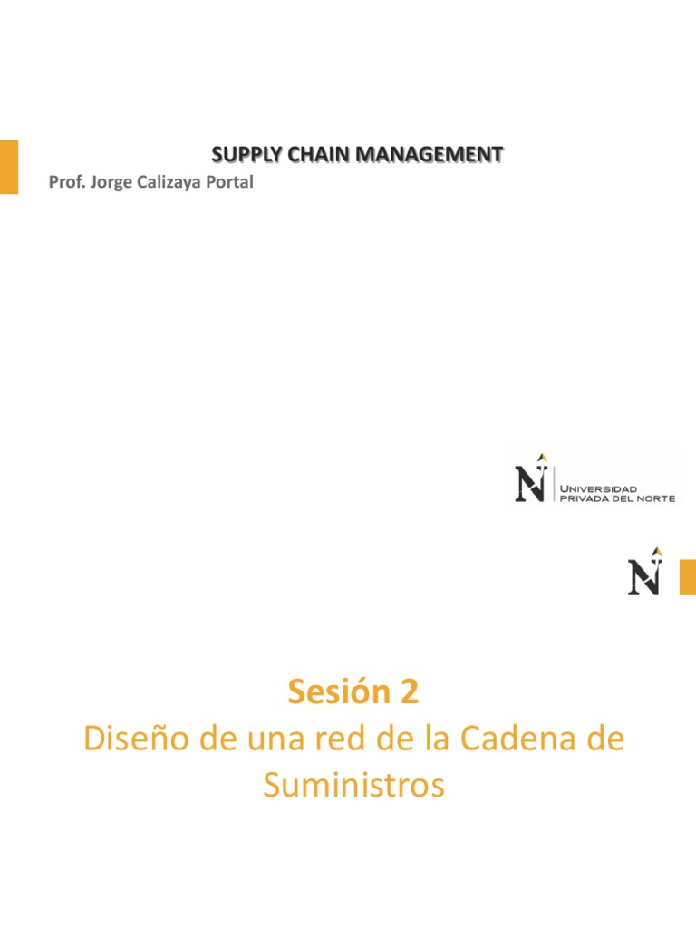 Diseño de Una Red de Cadena de Suministro | PDF | Distribución ...