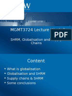 MGMT3724 Lecture Week 6 Globalisation and Supply Chains