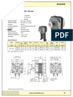 Shaded Pole Motors Rexnord: Specification