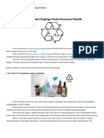 Arti 7 Simbol Segitiga Pada Kemasan Plastik