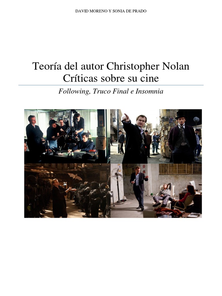Análisis de los Detonantes en Nolan | PDF | Ocio