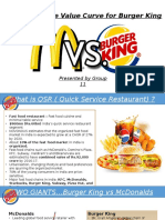 McDonald Vs Burger King: Strategic Management