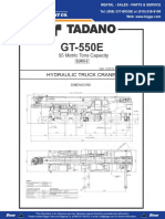 Tadano GT 550E Specifications