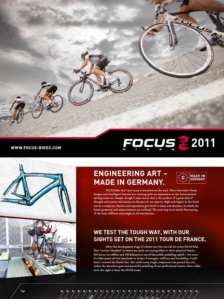 FocusBikes Catalog ROAD 2011 en | PDF | Vehicle Parts | Wheel