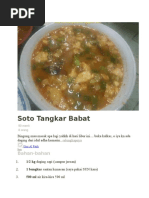 Soto Tangkar Babat