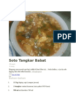 Soto Tangkar Babat