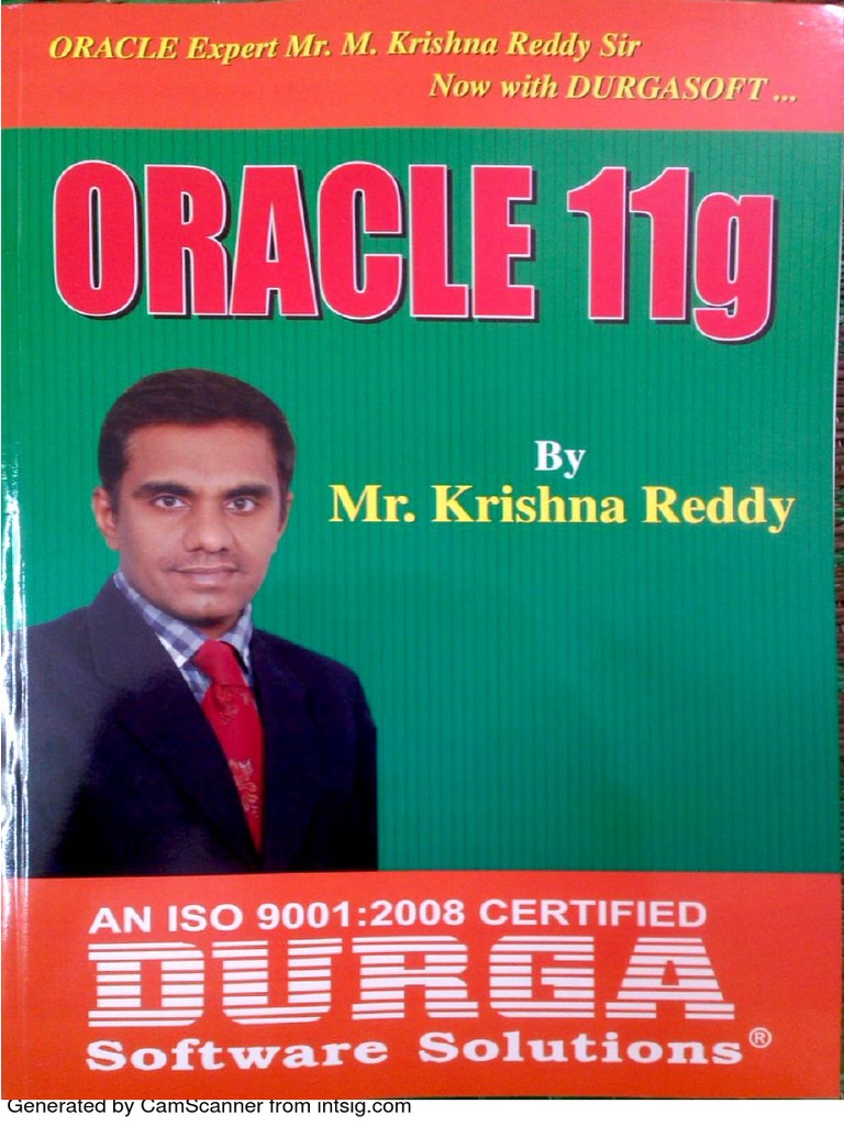 Oracle 11g/12c Textbook PDF by Krishna Reddy, Durga Soft | PDF