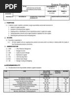 Supplier Evaluation and Performance Monitoring