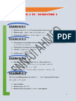Serie 2 TC Semestre 1 PDF