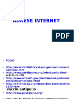 Adrese Internet Virusologie