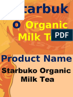 Organic Milk Tea Product Report