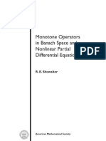 Monotona Operators and Nonlinear PDE's