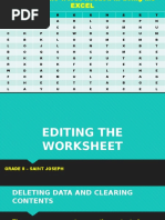 Microsoft Excel For Grade 8